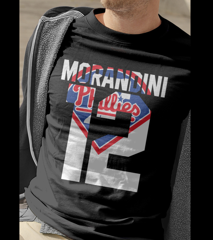 Morandini 12 Philadelphia Phillies 1993 Baseball Team Retro T-Shirt