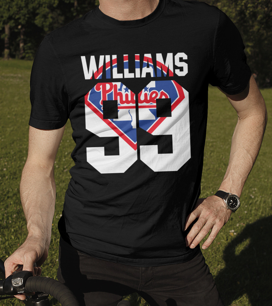 Philadelphia Phillies 1993 Williams 99 Baseball T-Shirt