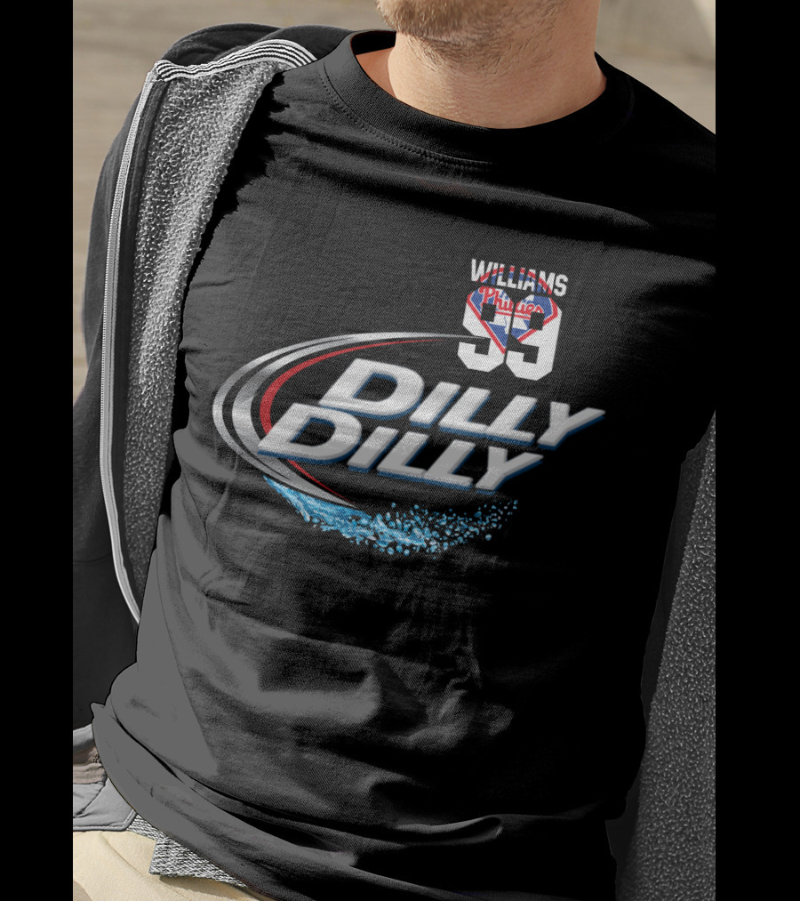 Williams 1993 Philadelphia Phillies 99 Dilly Dilly T-Shirt