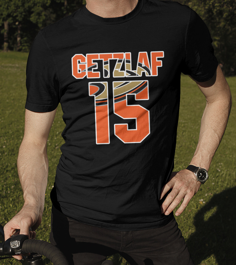 Anaheim Ducks Ryan Getzlaf Number 15 NHL T-Shirt