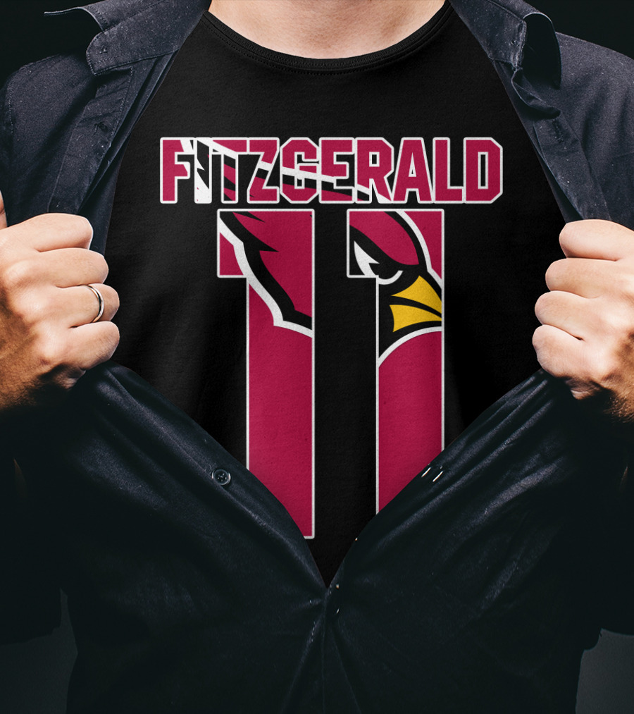 Fitzgerald 11 Arizona Cardinals Player Jersey T-Shirt