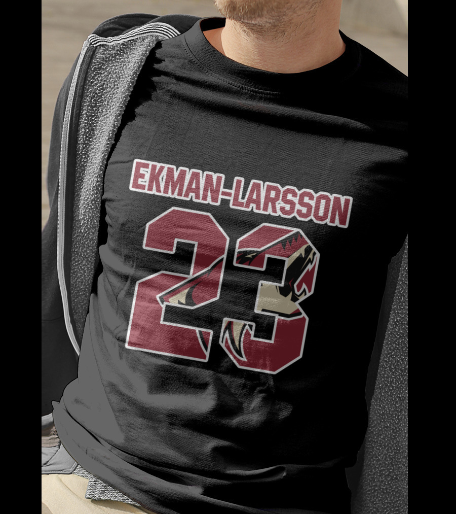Arizona Coyotes Ekman Larsson 23 NHL Hockey T-Shirt