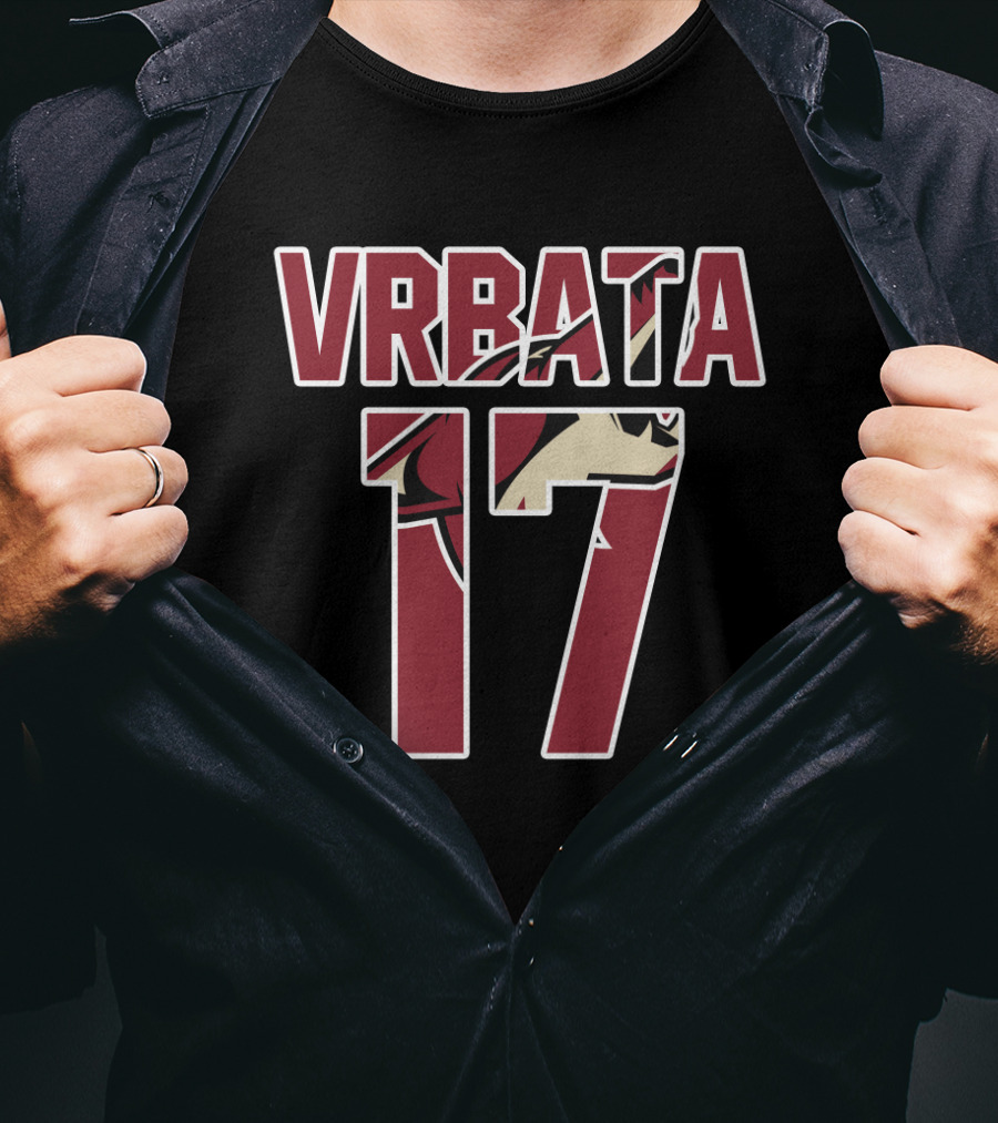 Arizona Coyotes Radim Vrbata 17 NHL Hockey Jersey T-Shirt