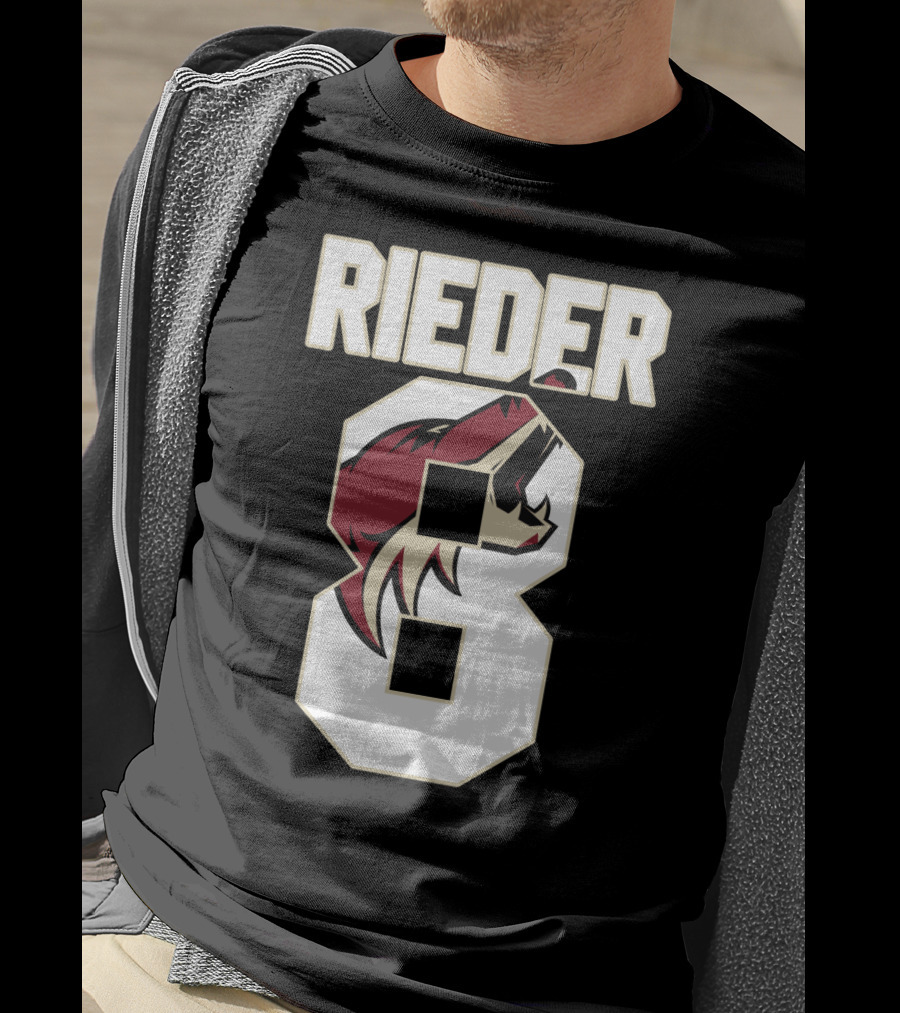 Arizona Coyotes Tobias Rieder Number 8 NHL Team T-Shirt