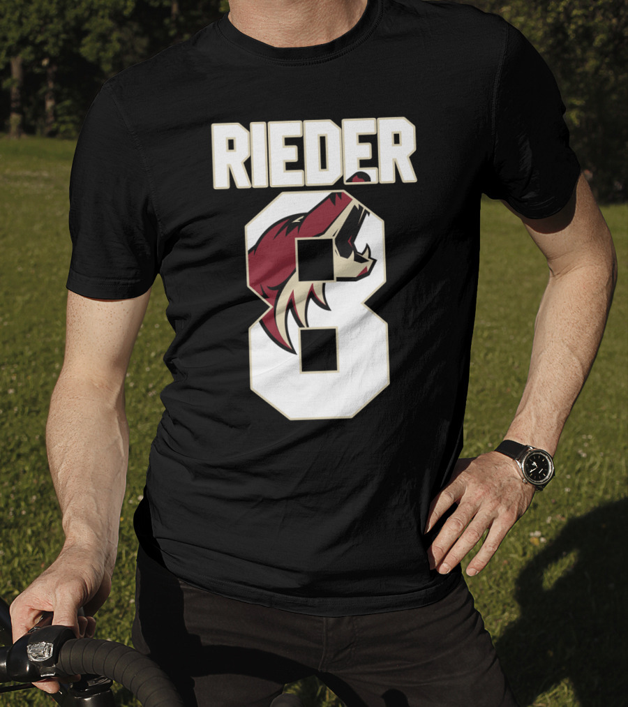 Arizona Coyotes Tobias Rieder Number 8 NHL Team T-Shirt