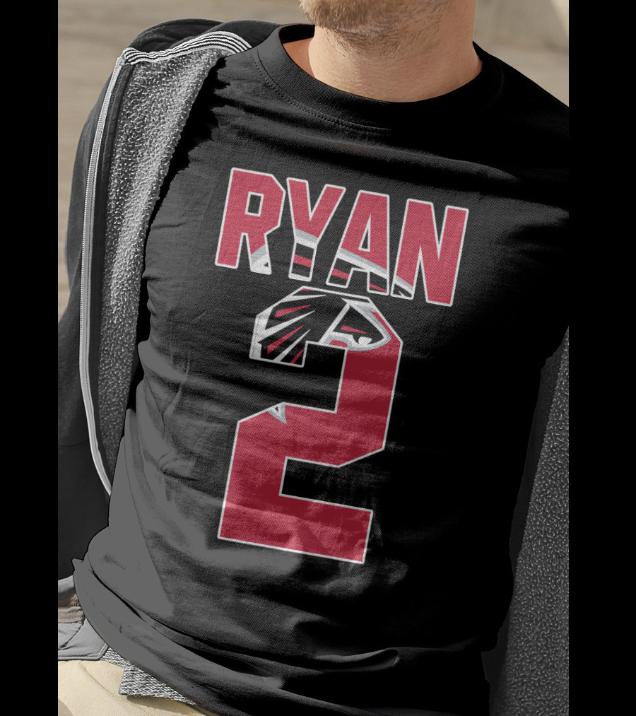 Atlanta Falcons Matt Ryan Number 2 Jersey Fan T-Shirt