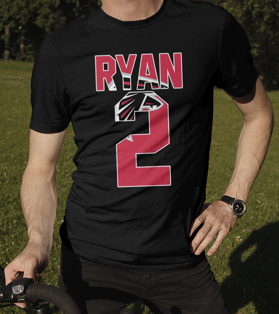 Atlanta Falcons Matt Ryan Number 2 Jersey Fan T-Shirt