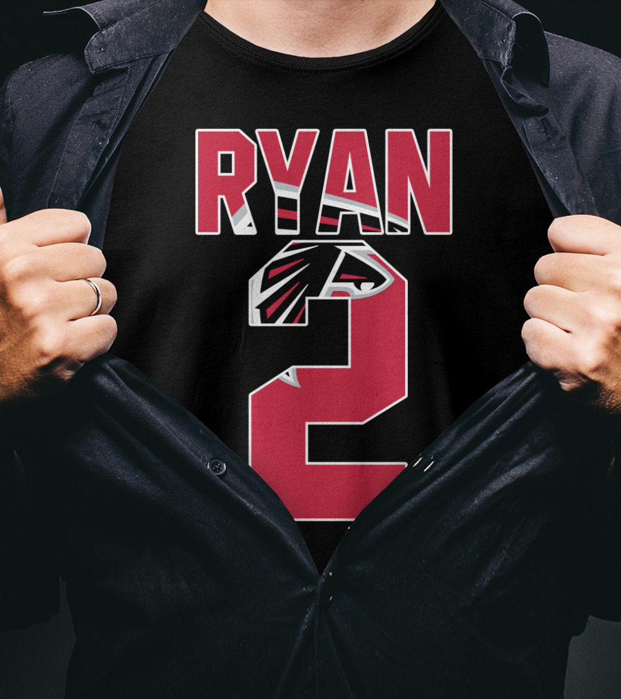 Atlanta Falcons Matt Ryan Number 2 Jersey Fan T-Shirt