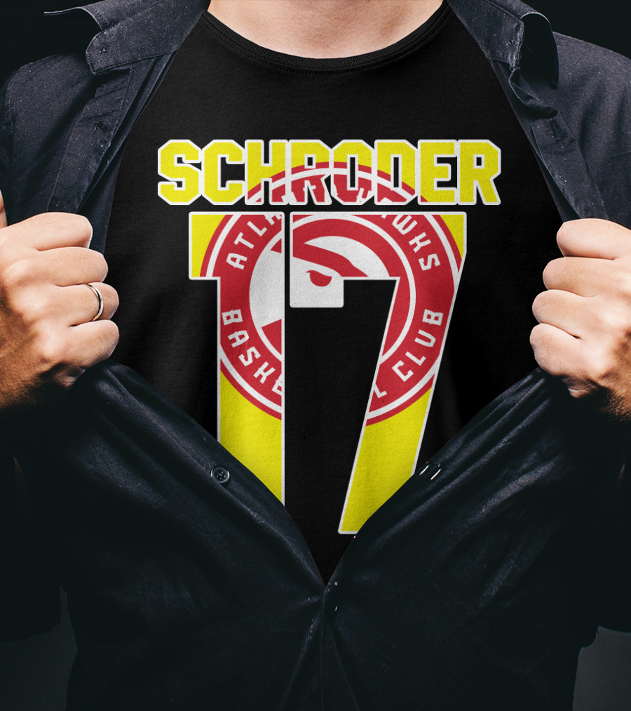Schroder 17 Atlanta Hawks Basketball Club T-Shirt