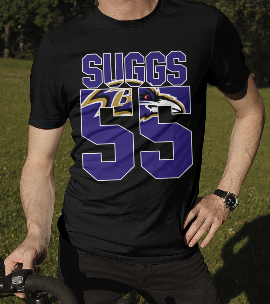 Baltimore Ravens Suggs 55 Jersey T-Shirt