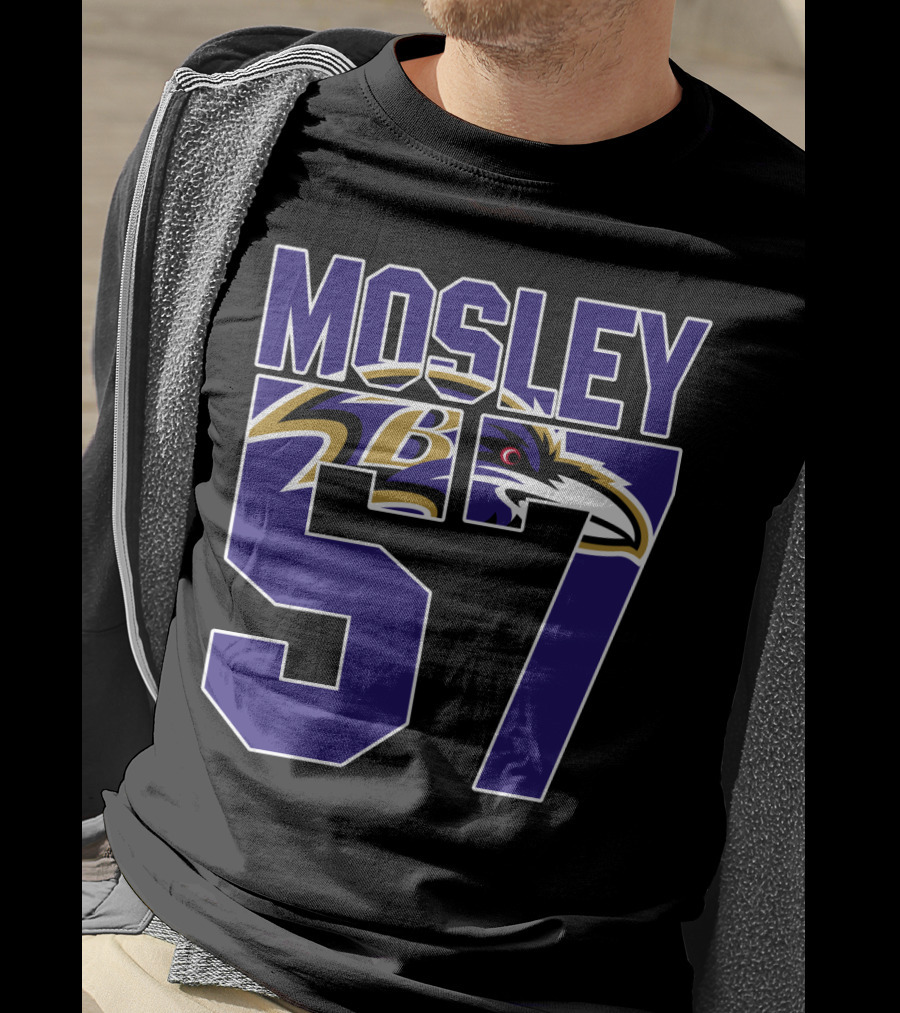 Mosley 57 Baltimore Ravens Player Jersey T-Shirt