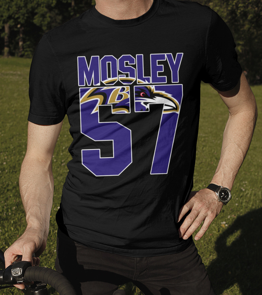 Mosley 57 Baltimore Ravens Player Jersey T-Shirt