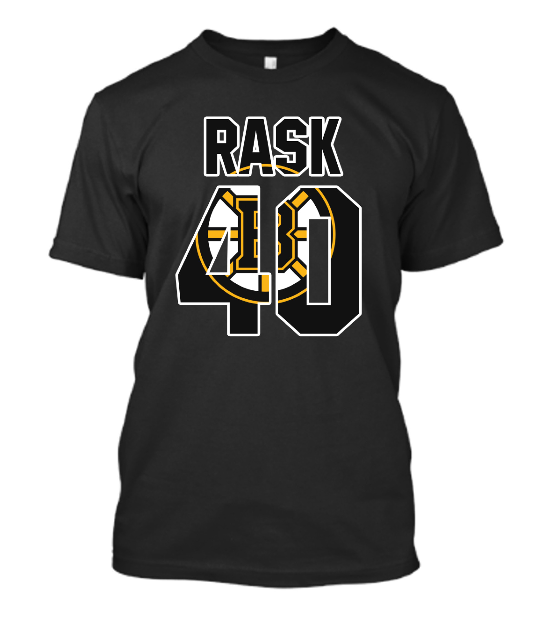Rask 40 Boston Bruins Logo NHL T-Shirt