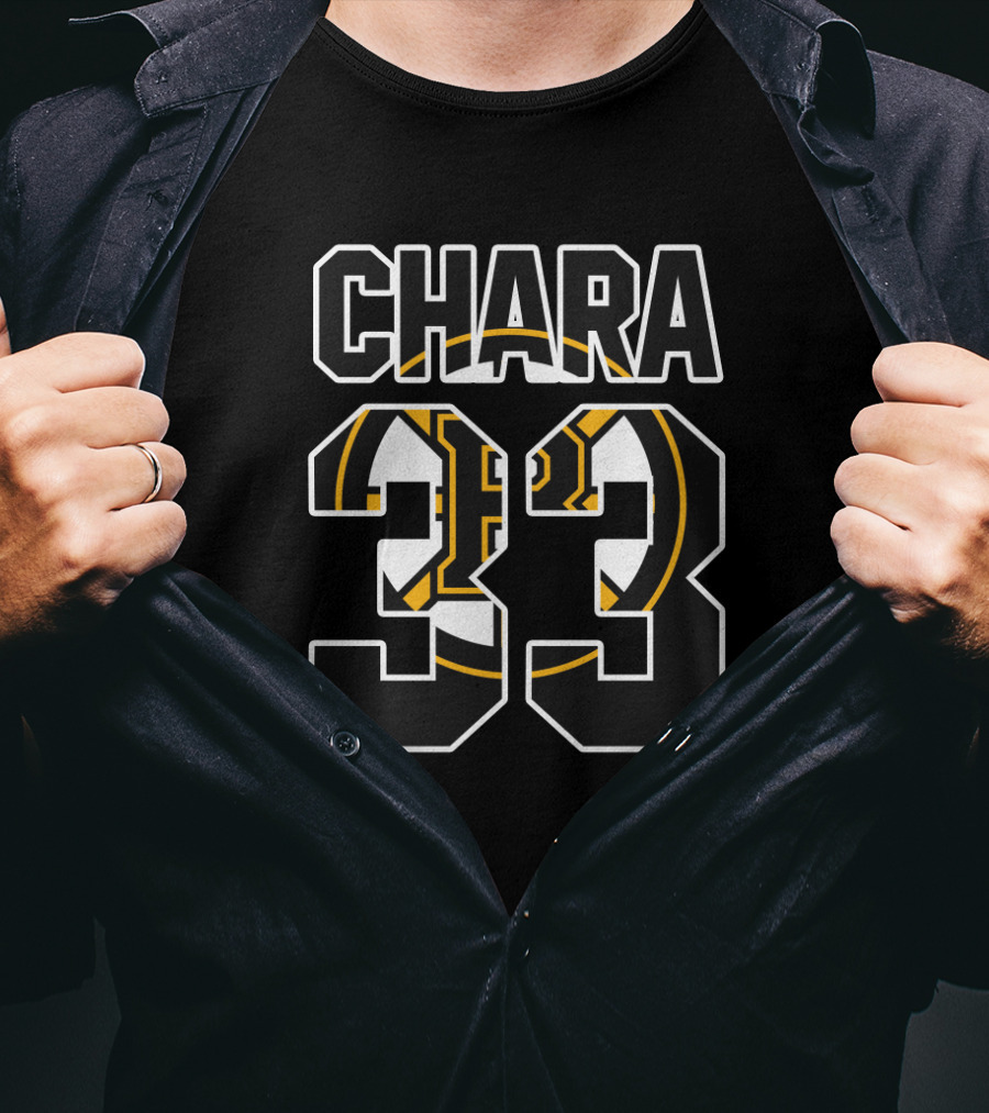 Boston Bruins Zdeno Chara 33 NHL Hockey Player T-Shirt