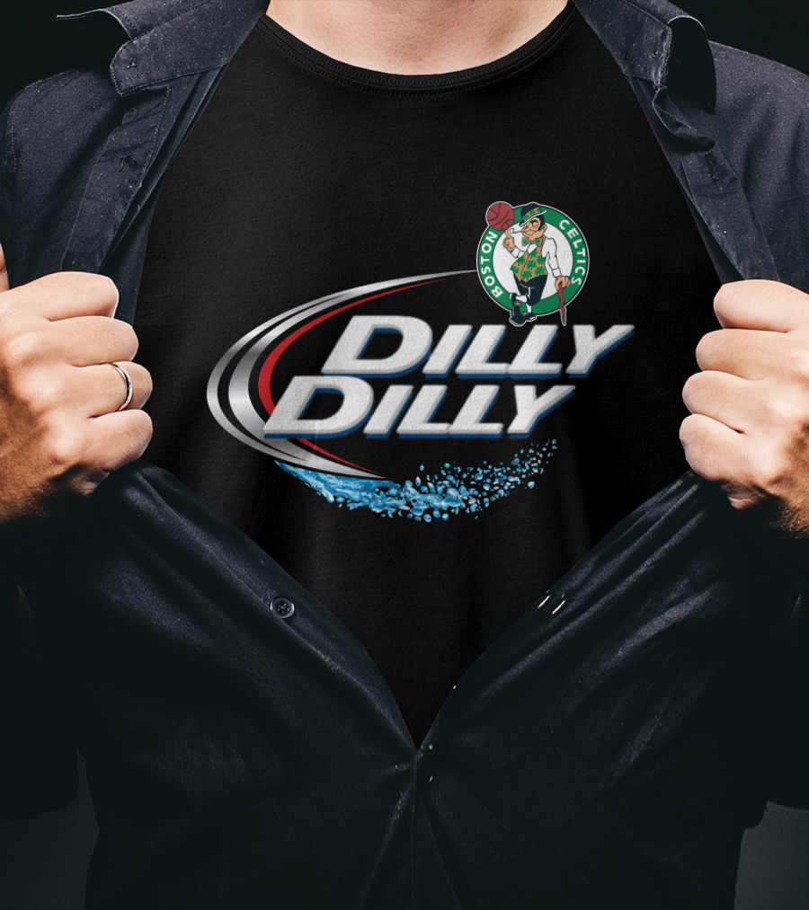 Boston Celtics Dilly Dilly Fan Apparel With Iconic Basketball Team T-Shirt