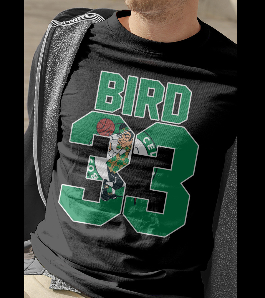 Boston Celtics Bird 33 Retro T-Shirt