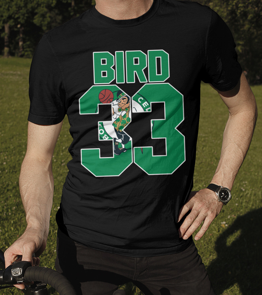 Boston Celtics Bird 33 Retro T-Shirt