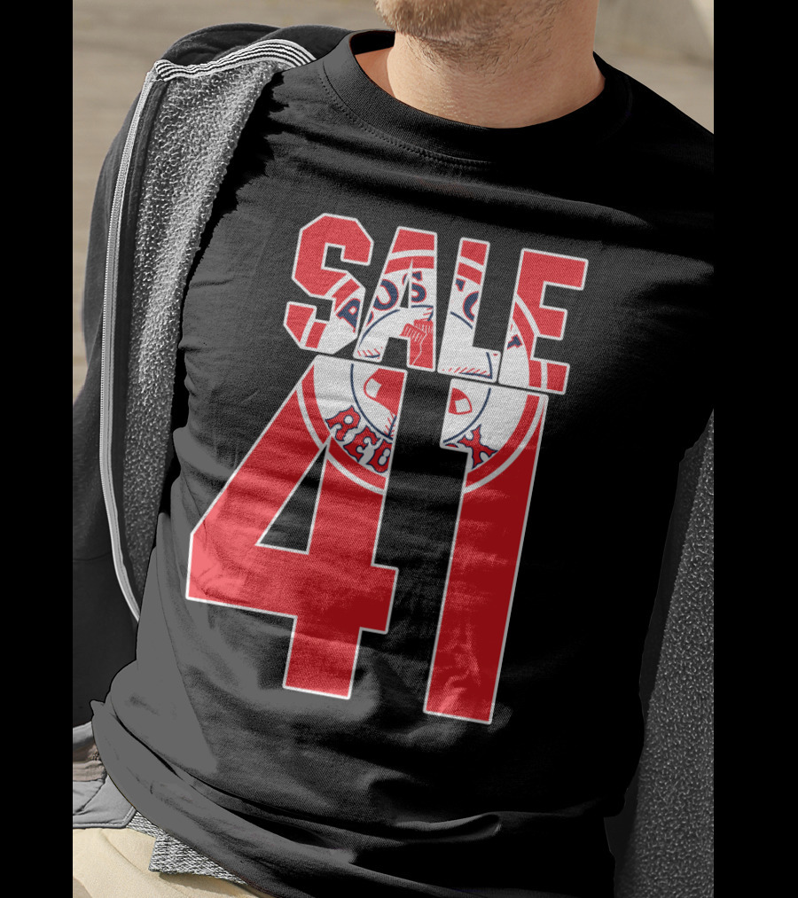 Boston Red Sox Chris Sale 41 Baseball T-Shirt