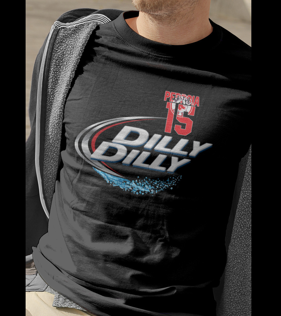 Boston Red Sox Dustin Pedroia 15 Dilly Dilly Majestic T-Shirt