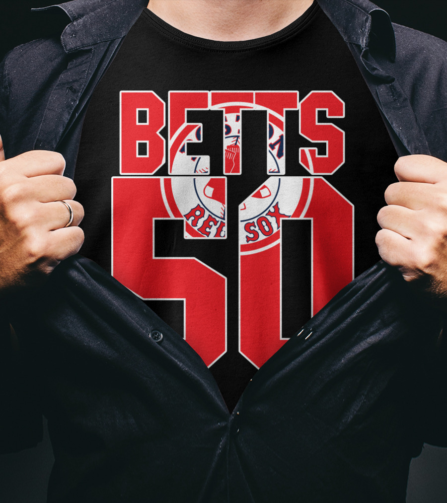 Betts 50 Boston Red Sox T-Shirt