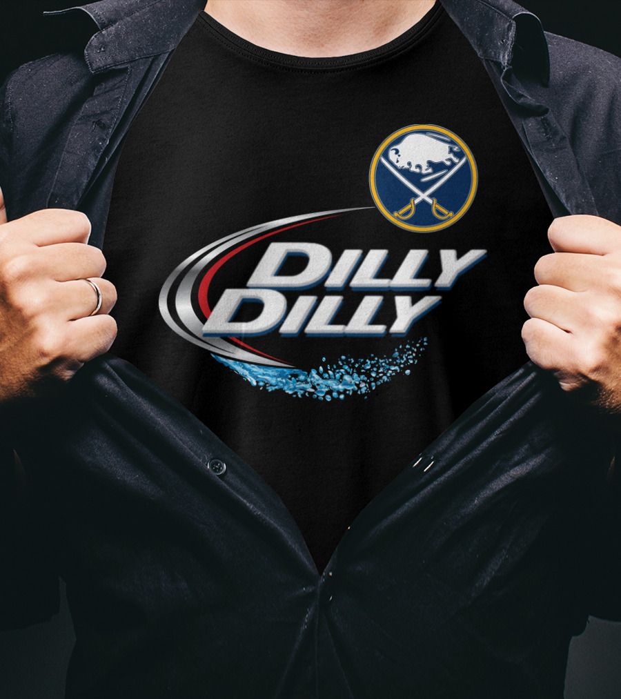 Buffalo Sabres Dilly Dilly Slogan With Iconic Hockey T-Shirt