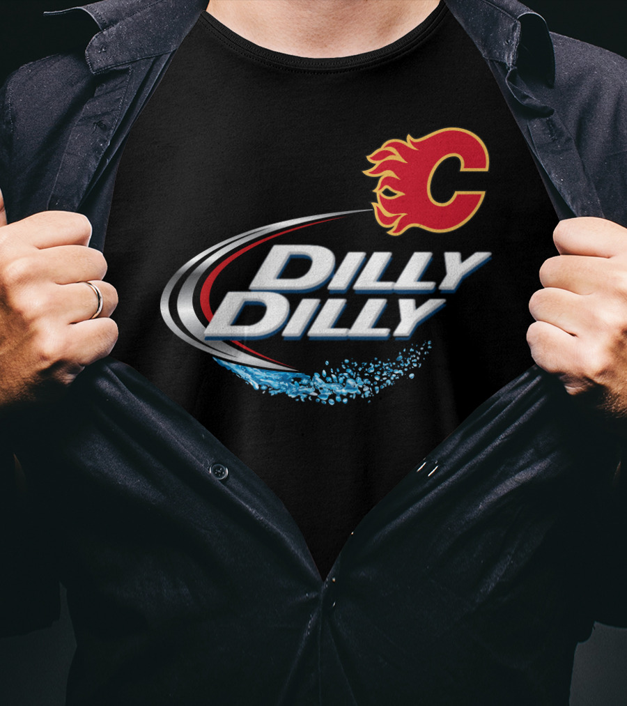 Calgary Flames Dilly Dilly Hockey Fans T-Shirt
