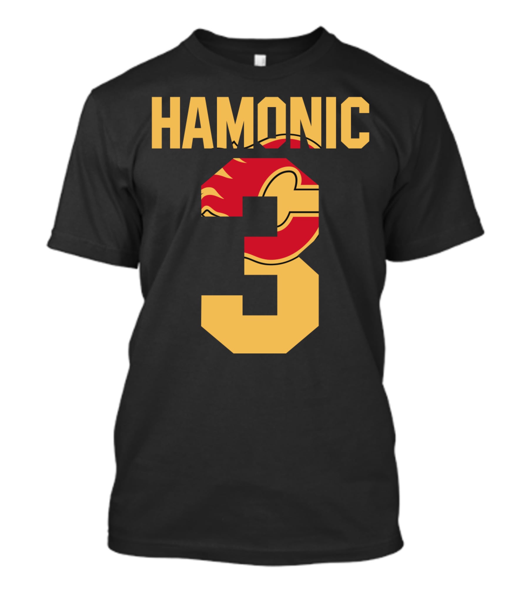 Calgary Flames Hamonic Number 3 NHL Fans Hockey T-Shirt