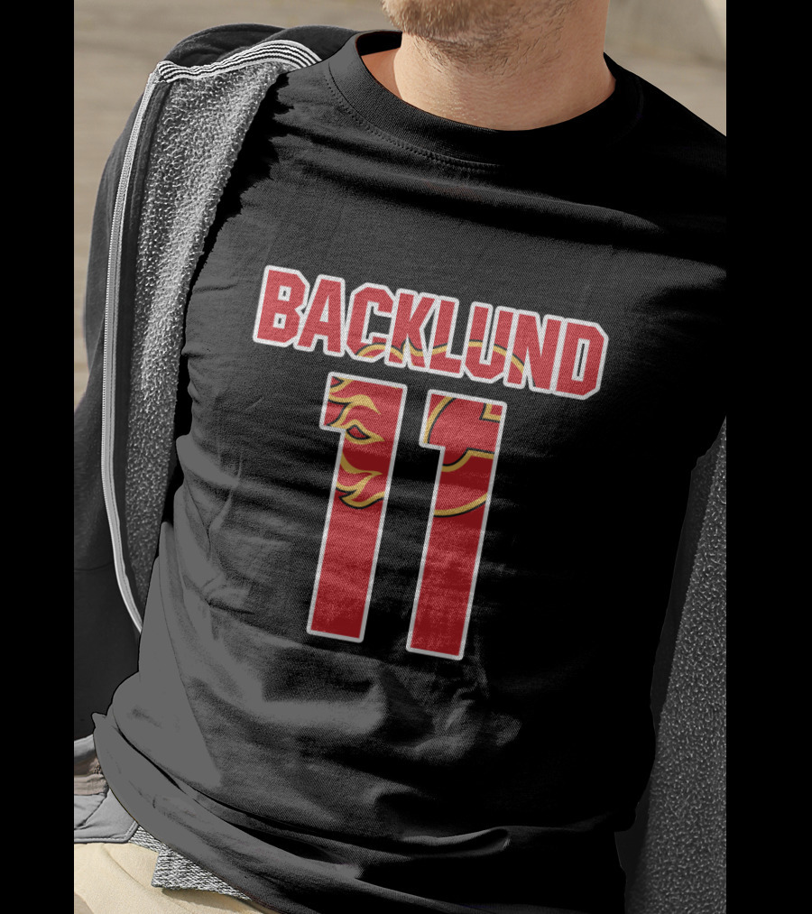 Backlund 11 Calgary Flames Mikael NHL Hockey T-Shirt