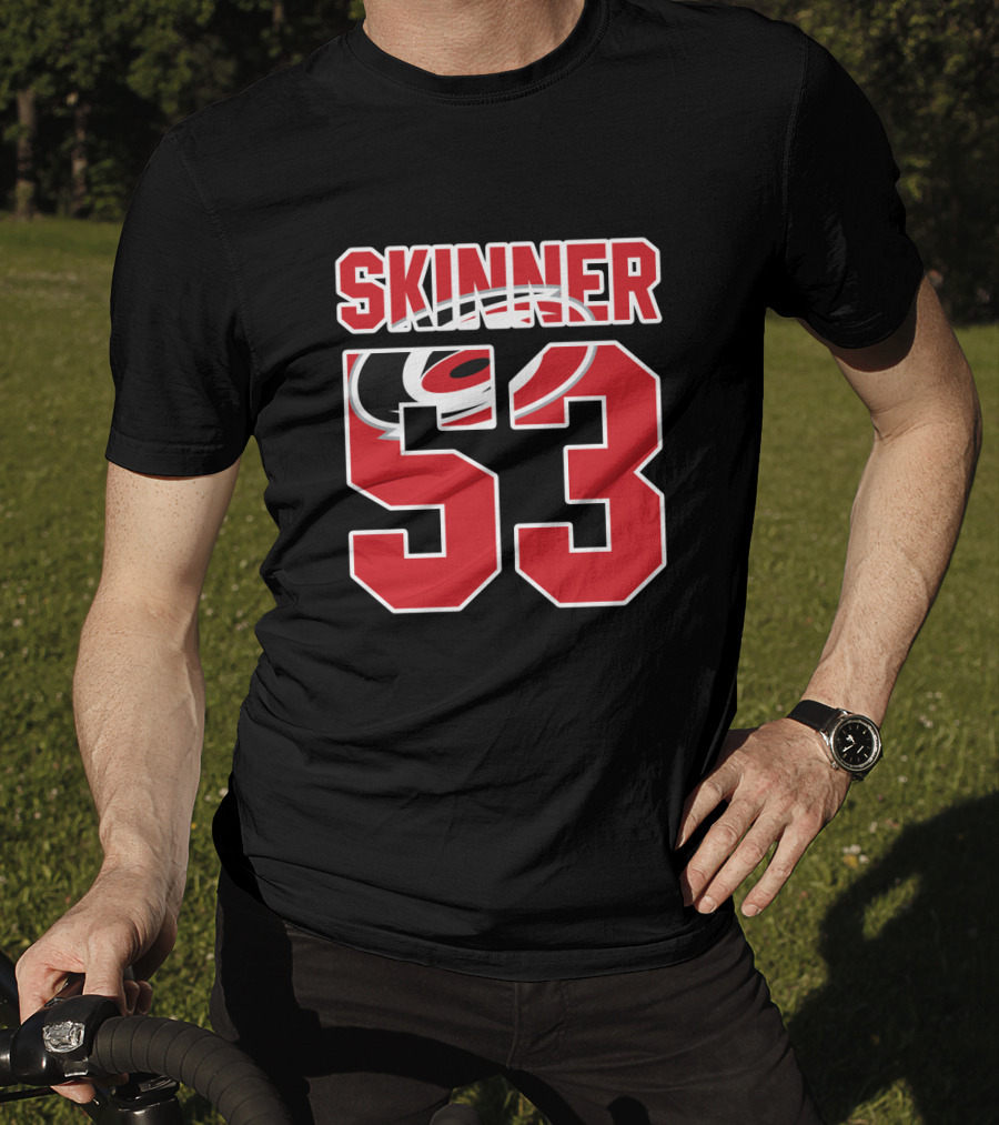 Carolina Hurricanes Jeff Skinner 53 NHL Hockey Fan T-Shirt
