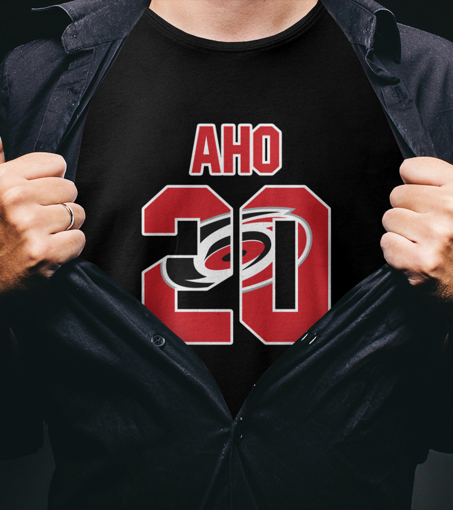 Aho 20 Carolina Hurricanes NHL Sebastian Aho T-Shirt