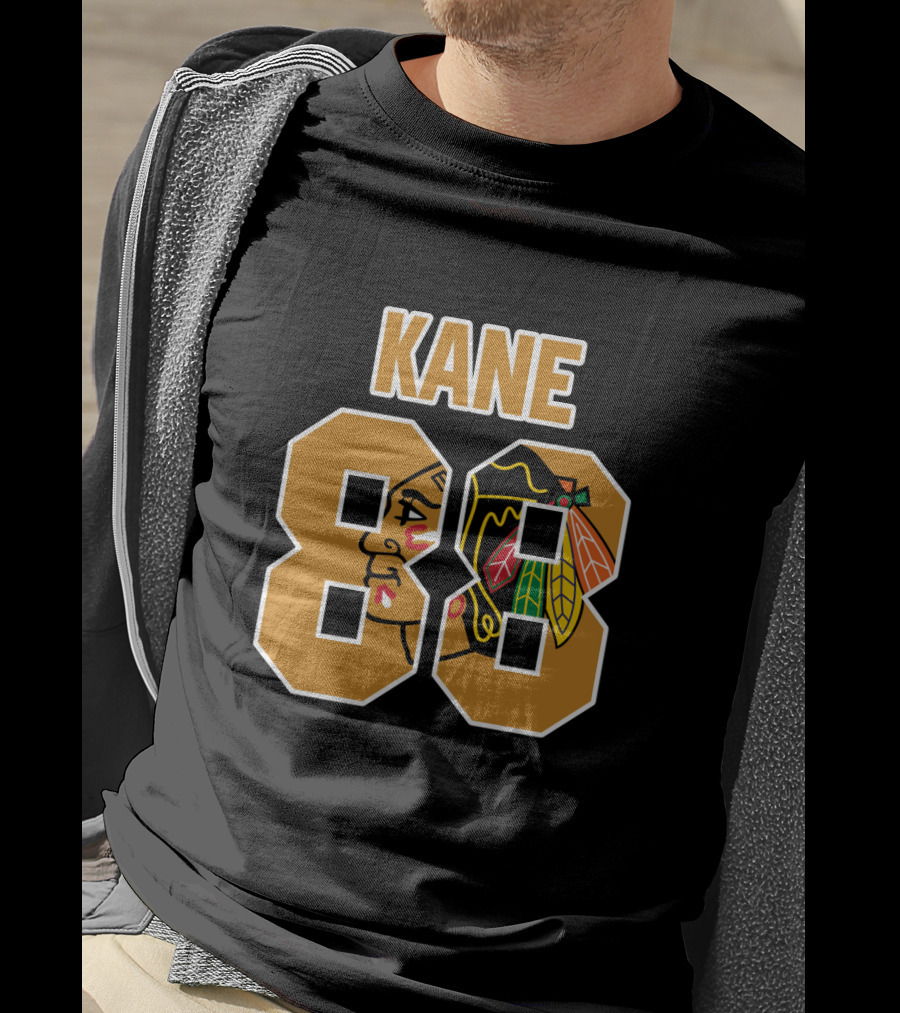 Patrick Kane 88 Chicago Blackhawks NHL Iconic Jersey T-Shirt