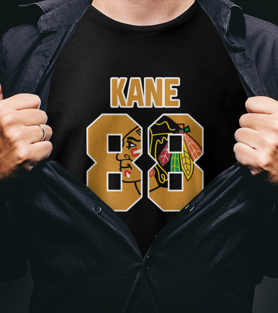Patrick Kane 88 Chicago Blackhawks NHL Iconic Jersey T-Shirt