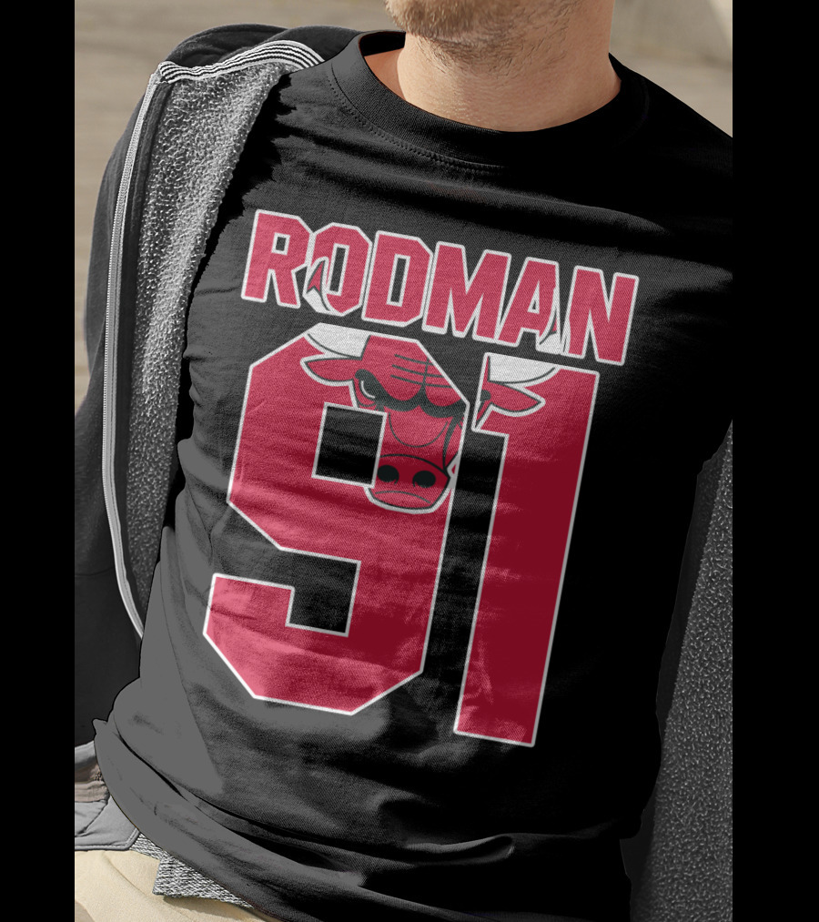 Rodman 91 Chicago Bulls T-Shirt