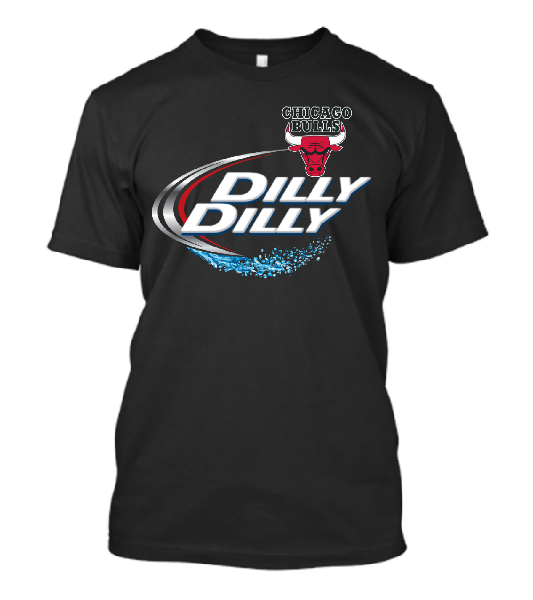 Chicago Bulls Dilly Dilly Fans Splash T-Shirt