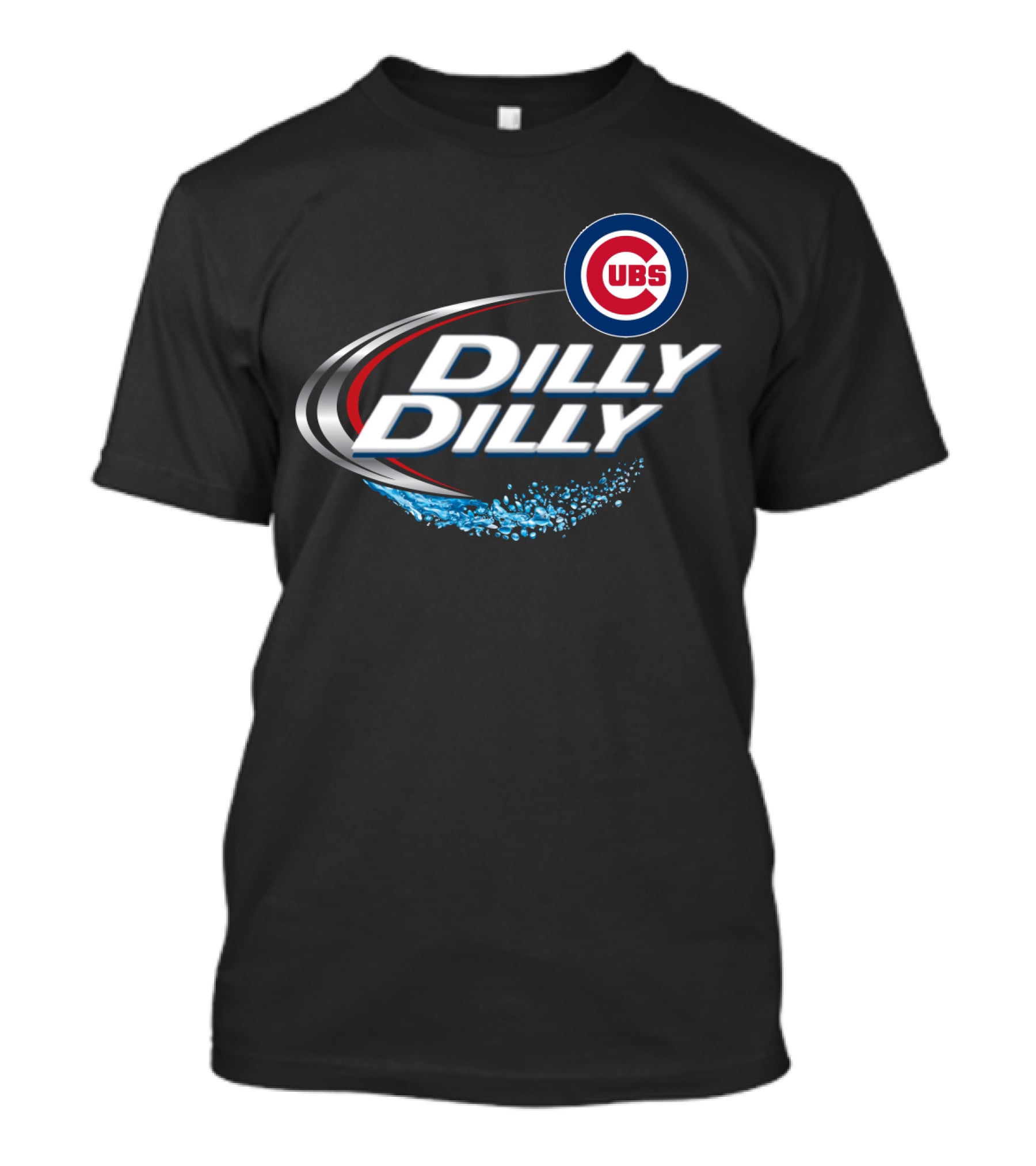 Cubs Dilly Dilly Logo Splash Chicago Sports Fandom T-Shirt