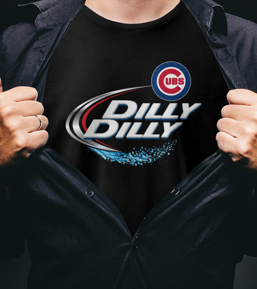 Cubs Dilly Dilly Logo Splash Chicago Sports Fandom T-Shirt