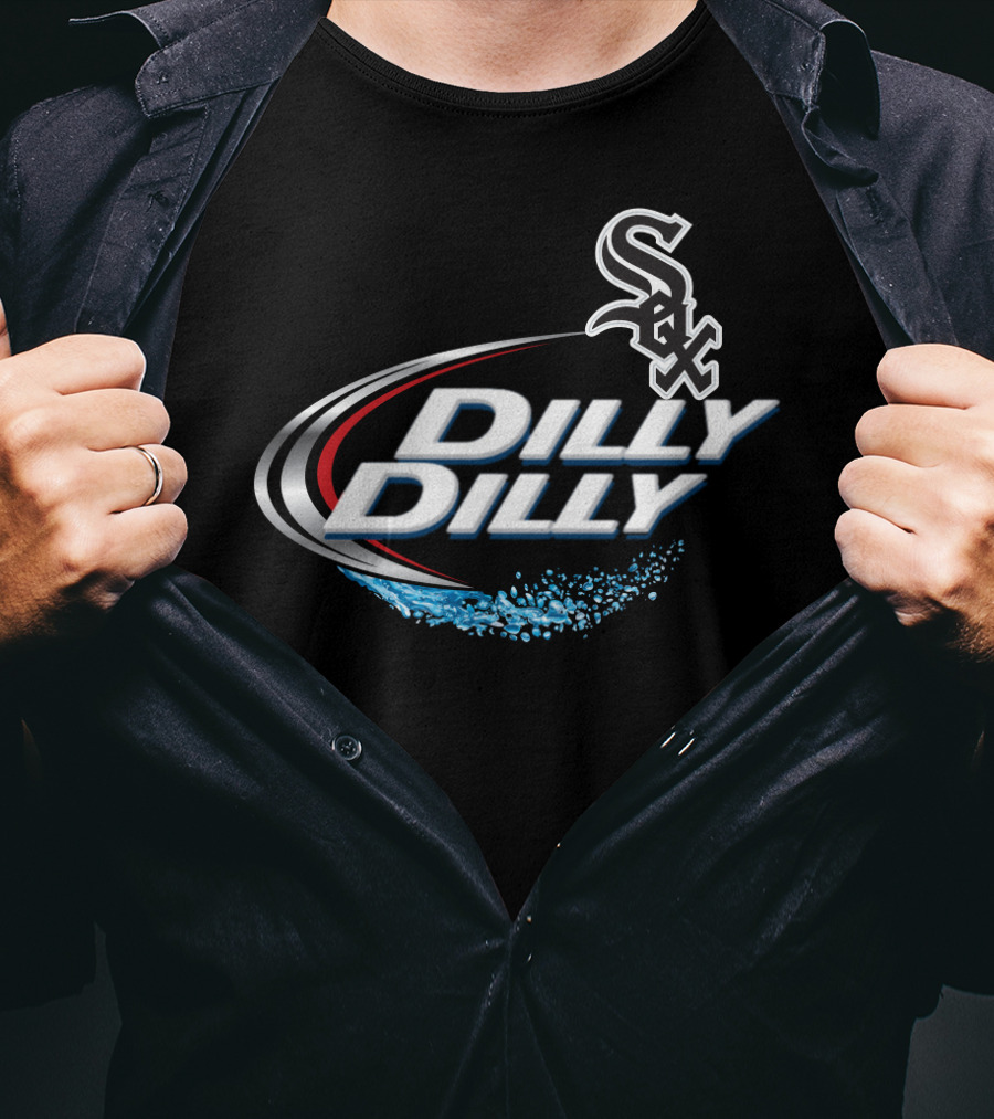 Chicago White Sox Dilly Dilly Logo Black T-Shirt