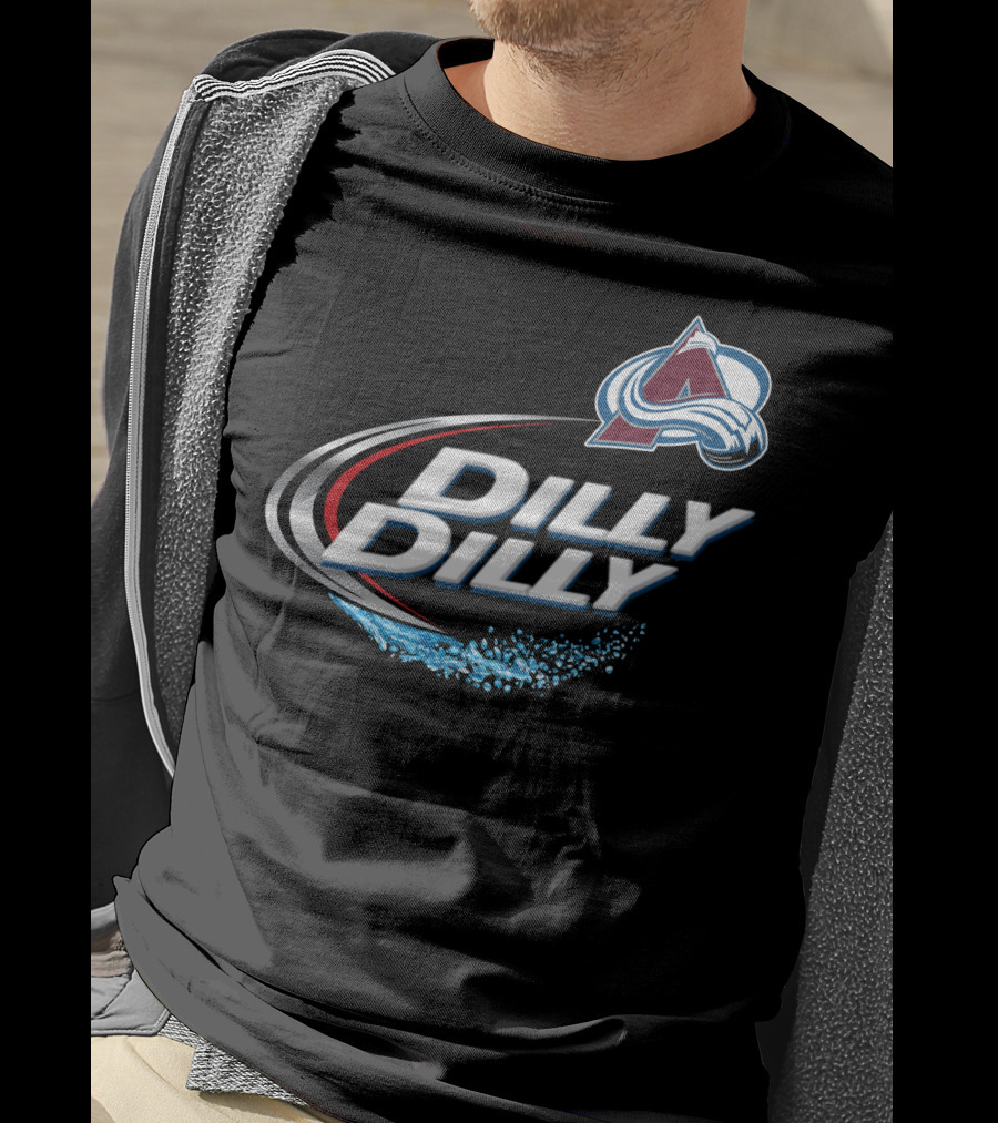 Colorado Avalanche Dilly Dilly Fan Shirt With Team Logo And Splash Motif T-Shirt