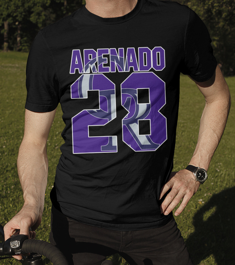 Arenado 28 Colorado Rockies Iconic Baseball Jersey Number T-Shirt