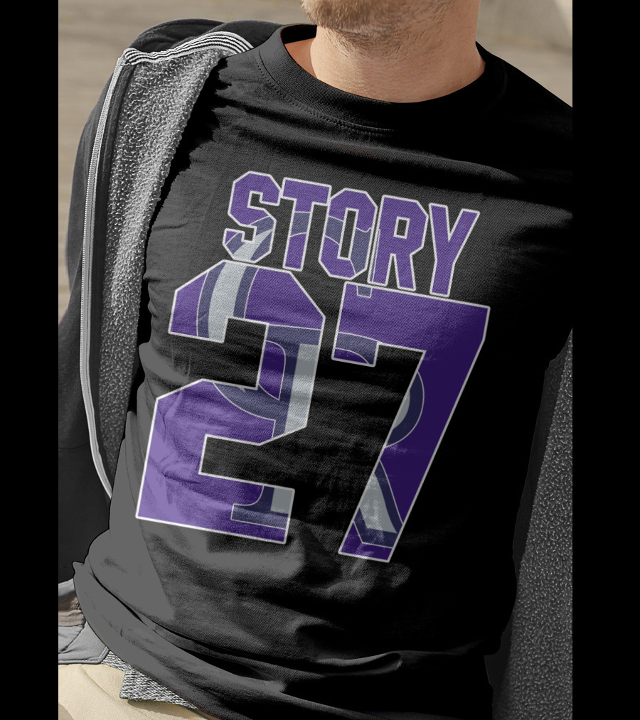 Colorado Rockies Story 27 Player Number T-Shirt