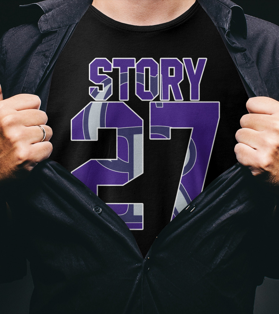 Colorado Rockies Story 27 Player Number T-Shirt
