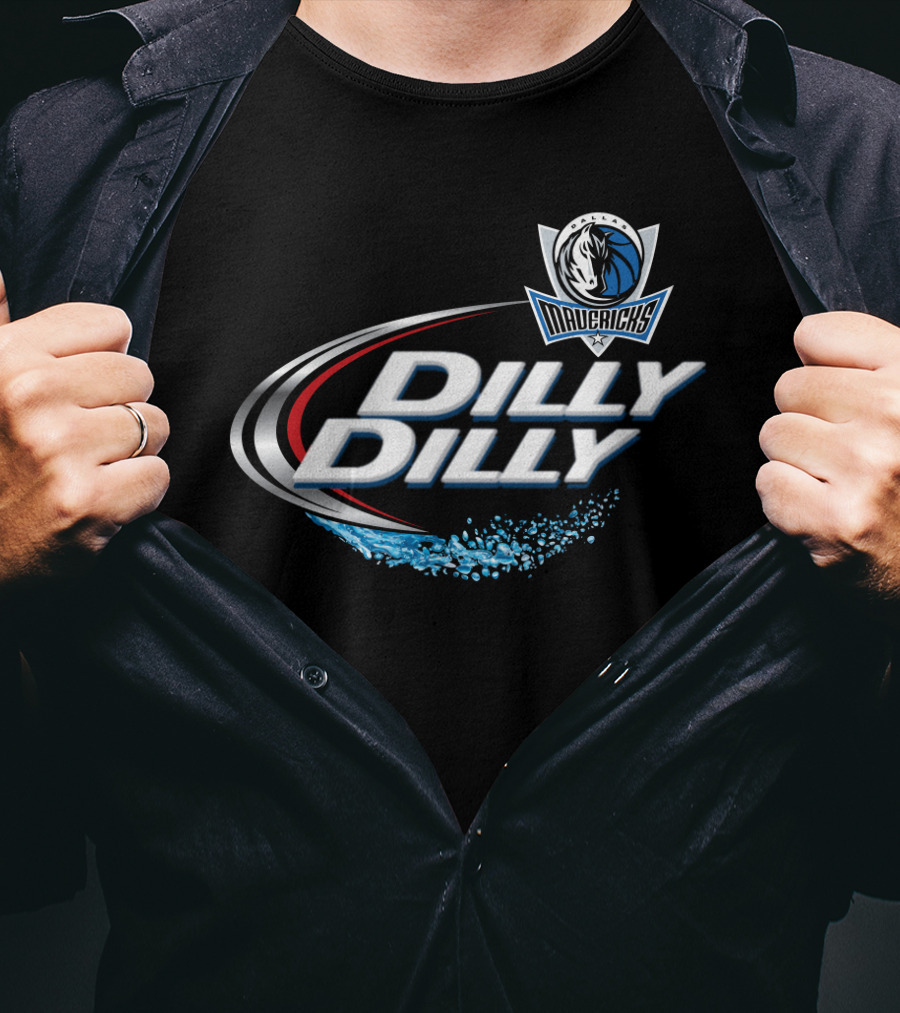 Dallas Mavericks Dilly Dilly Mavericks Fans Official Team Logo Celebration T-Shirt