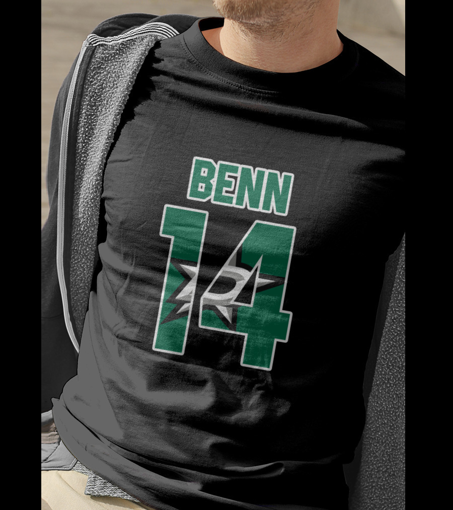 Dallas Stars Benn 14 NHL Hockey Fans T-Shirt