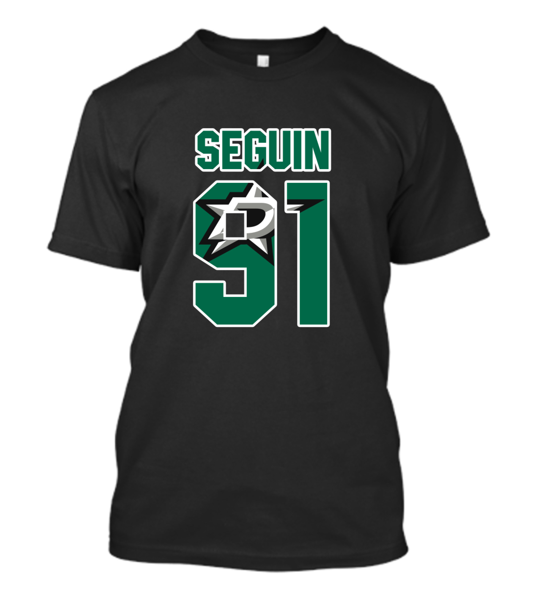 Dallas Stars Tyler Seguin Number 91 NHL Jersey T-Shirt