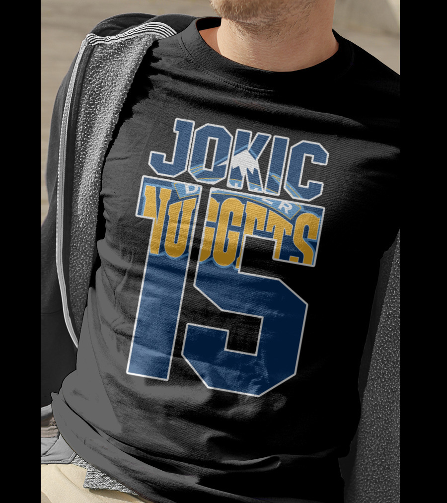 Denver Nuggets Nikola Jokic 15 Basketball Fan Gear T-Shirt