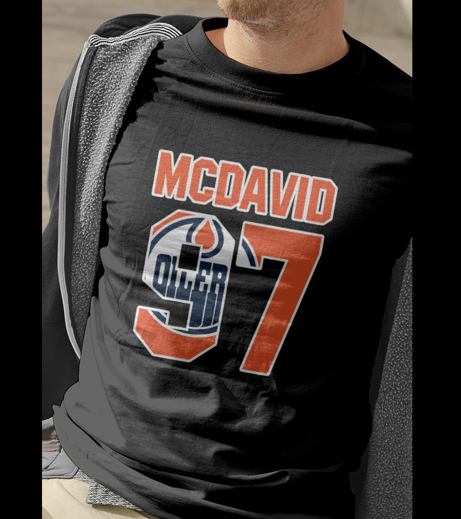 Connor McDavid 97 Edmonton Oilers NHL T-Shirt