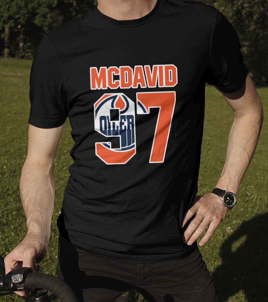 Connor McDavid 97 Edmonton Oilers NHL T-Shirt
