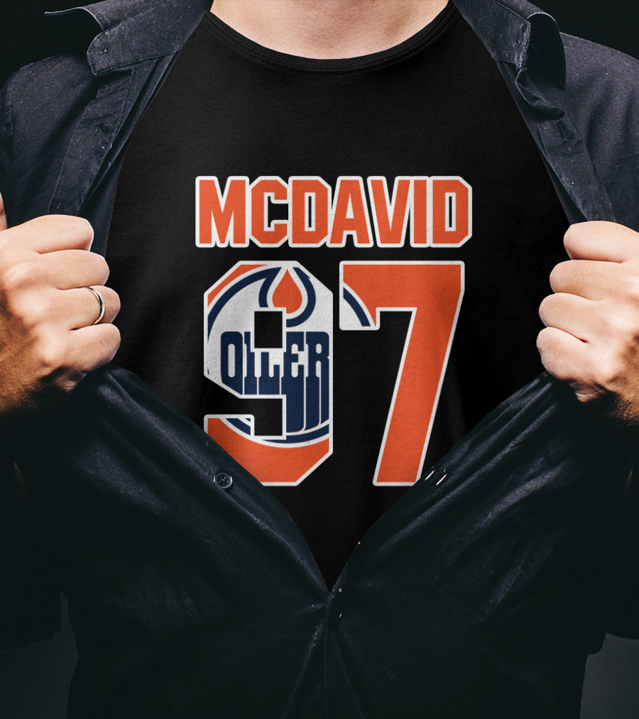 Connor McDavid 97 Edmonton Oilers NHL T-Shirt