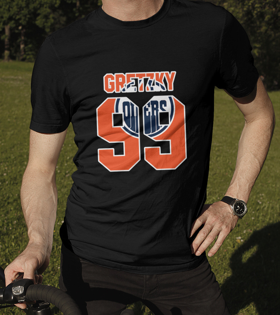 Gretzky 99 Edmonton Oilers NHL Hockey Legend T-Shirt