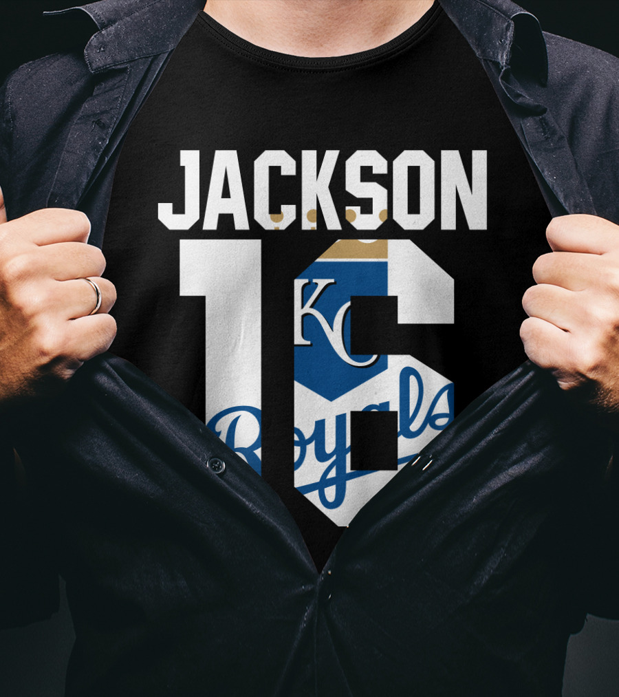 Kansas City Royals Jackson 16 KC T-Shirt